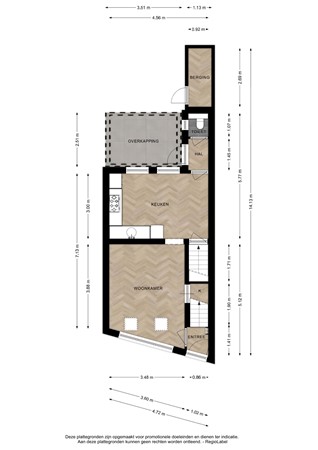Floorplan - Schoutenweg 46, 7413 XD Deventer